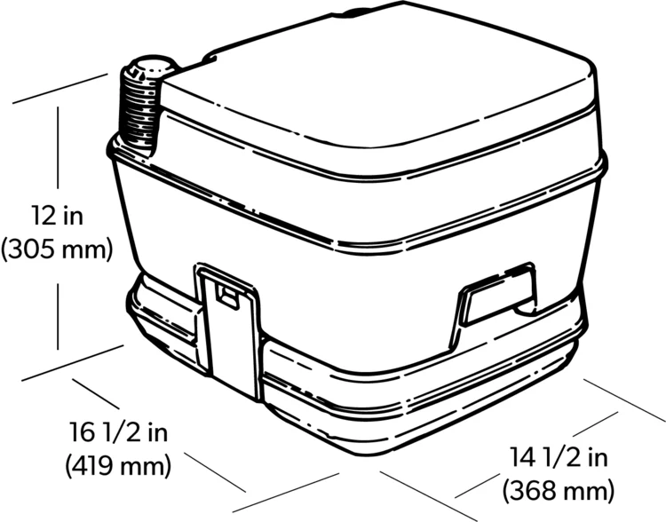 Dometic 962 Portable Toilet - Image 3